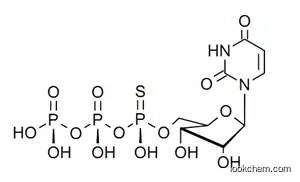Molecular Structure of 71214-30-7 (Uridine-5'-O-(1-thiotriphospate),Rp-isomer)